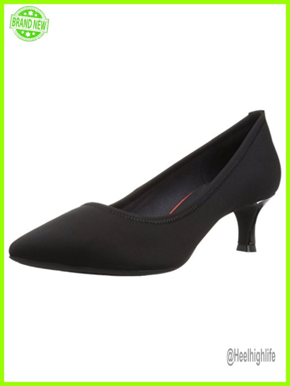 Total Motion Kaiya Pump Women's Comfort Heel Leather Round Toe Pull-On